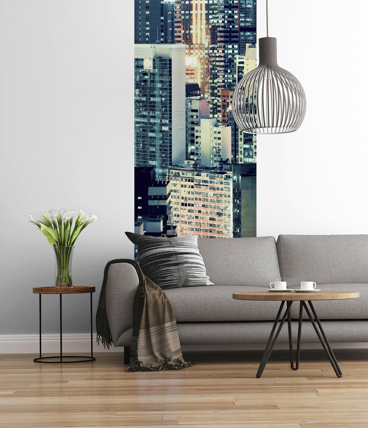Komar Fototapete Skyline B/L: ca. 100x280 cm Skyline - (100,00/280,00cm) - Komar