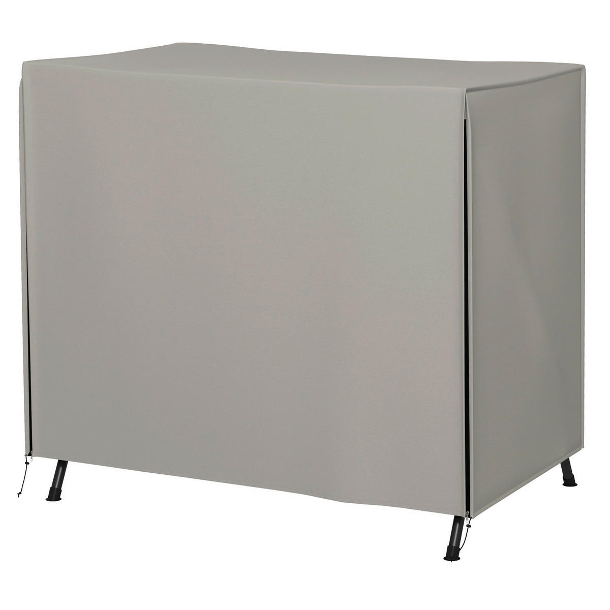 Outsunny Abdeckplane grau Polyester B/H/L: ca. 114x177x152 cm Abdeckhaube_für_Hollywoodschaukeln - grau (152,00/114,00/177,00cm) - Outsunny
