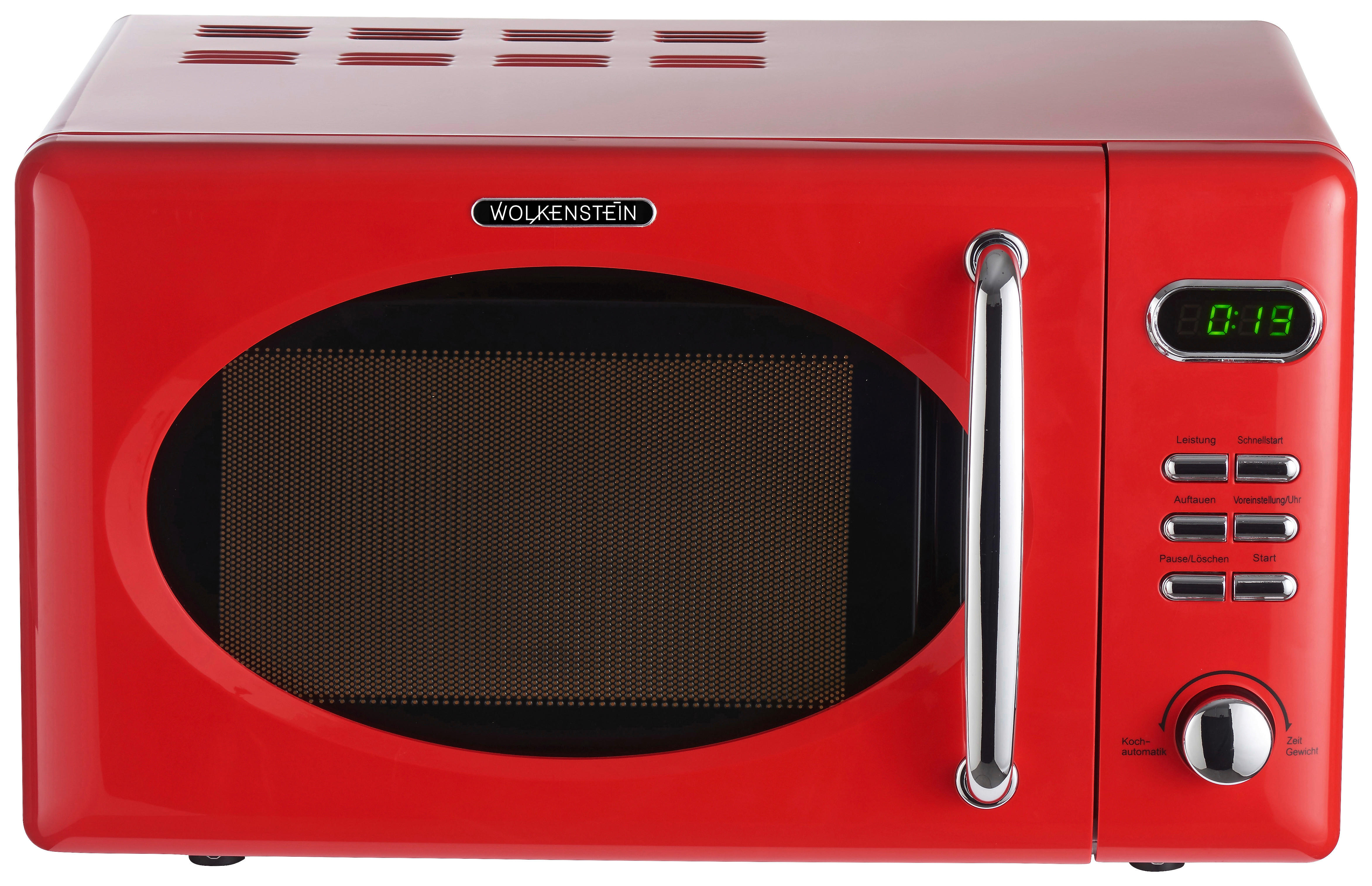 Wolkenstein Mikrowelle WMW720 FR Mikrowelle WMW720 FR - rot (45,10/25,60/36,10cm) - Wolkenstein