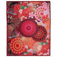 Wohndecke Yuki Polysamt Yuki - rot (130,00/160,00cm) - HIP