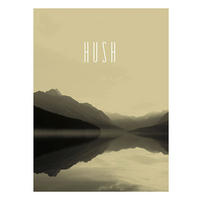 Komar Poster Word Lake Hush Sand Natur B/L: ca. 30x40 cm Word Lake Hush Sand - (30,00/40,00cm) - Komar