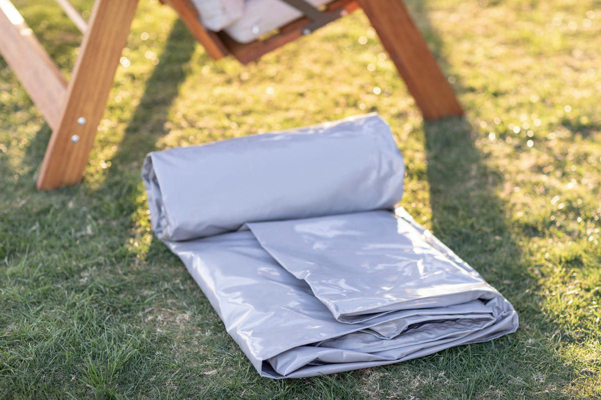 Westmann Abdeckung Pera 2000 grau Polyester B/H/L: ca. 193x187x121 cm Pera 2000 - grau (121,00/193,00/187,00cm) - Westmann