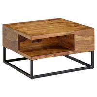 Couchtisch braun B/H/T: ca. 60x35x60 cm Couchtisch - braun (60,00/35,00/60,00cm) - Wohnling