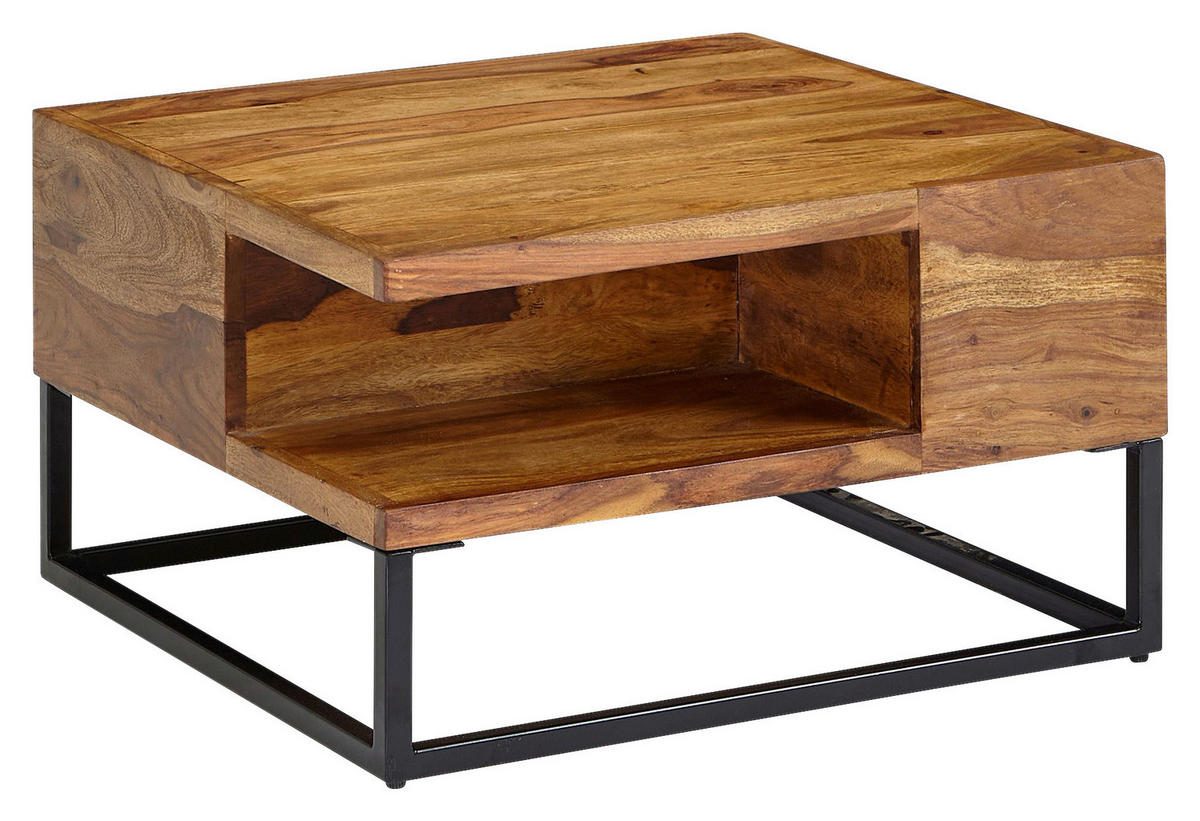 Couchtisch braun B/H/T: ca. 60x35x60 cm Couchtisch - braun (60,00/35,00/60,00cm) - Wohnling
