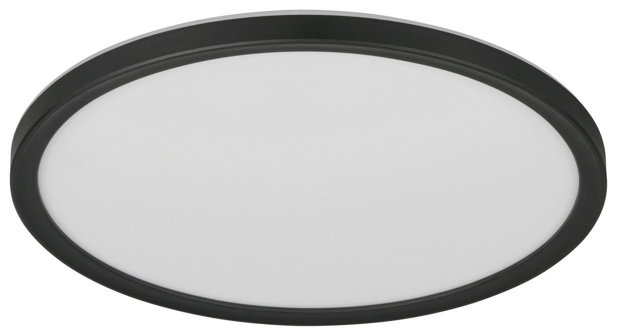 Reality Leuchten LED-Deckenleuchte schwarz Kunststoff B/H: ca. 29x3 cm LED-Deckenleuchte_Joko - schwarz (29,00/3,00cm) - Reality Leuchten