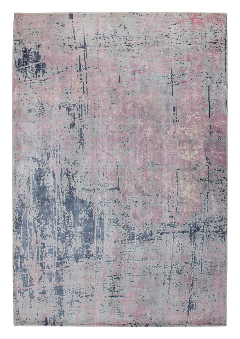 Arte Espina Kurzflorteppich Ocean 400 blau B/L: ca. 170x240 cm Ocean 400 - blau/rosa (170,00/240,00cm) - Arte Espina