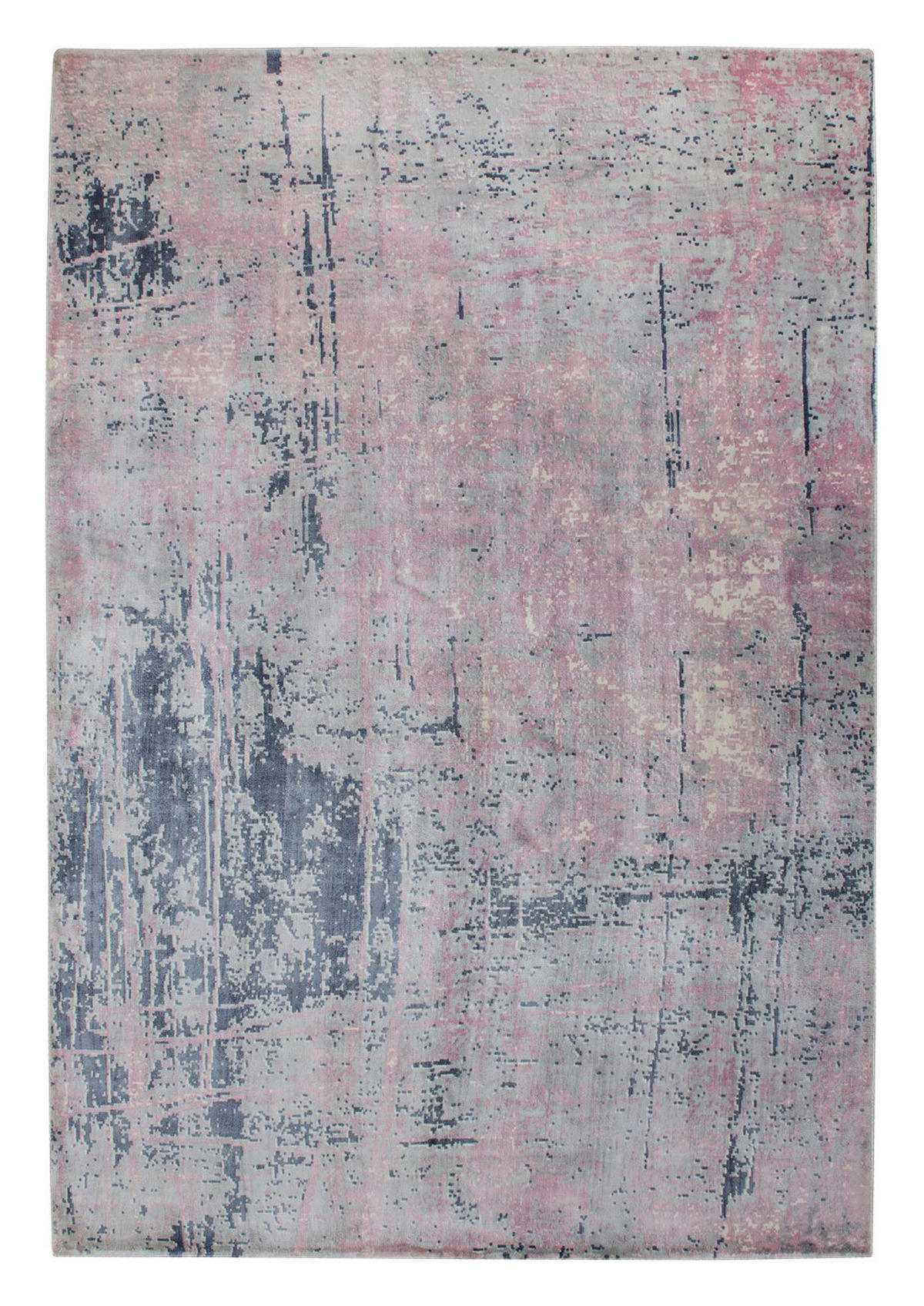 Arte Espina Kurzflorteppich Ocean 400 blau B/L: ca. 170x240 cm Ocean 400 - blau/rosa (170,00/240,00cm) - Arte Espina
