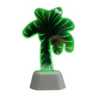 POCOline LED-Infinityleuchte B/H/L: ca. 7,2x19x12 cm LED-Infinityleuchte_Palme - (12,00/7,20/19,00cm) - POCOline