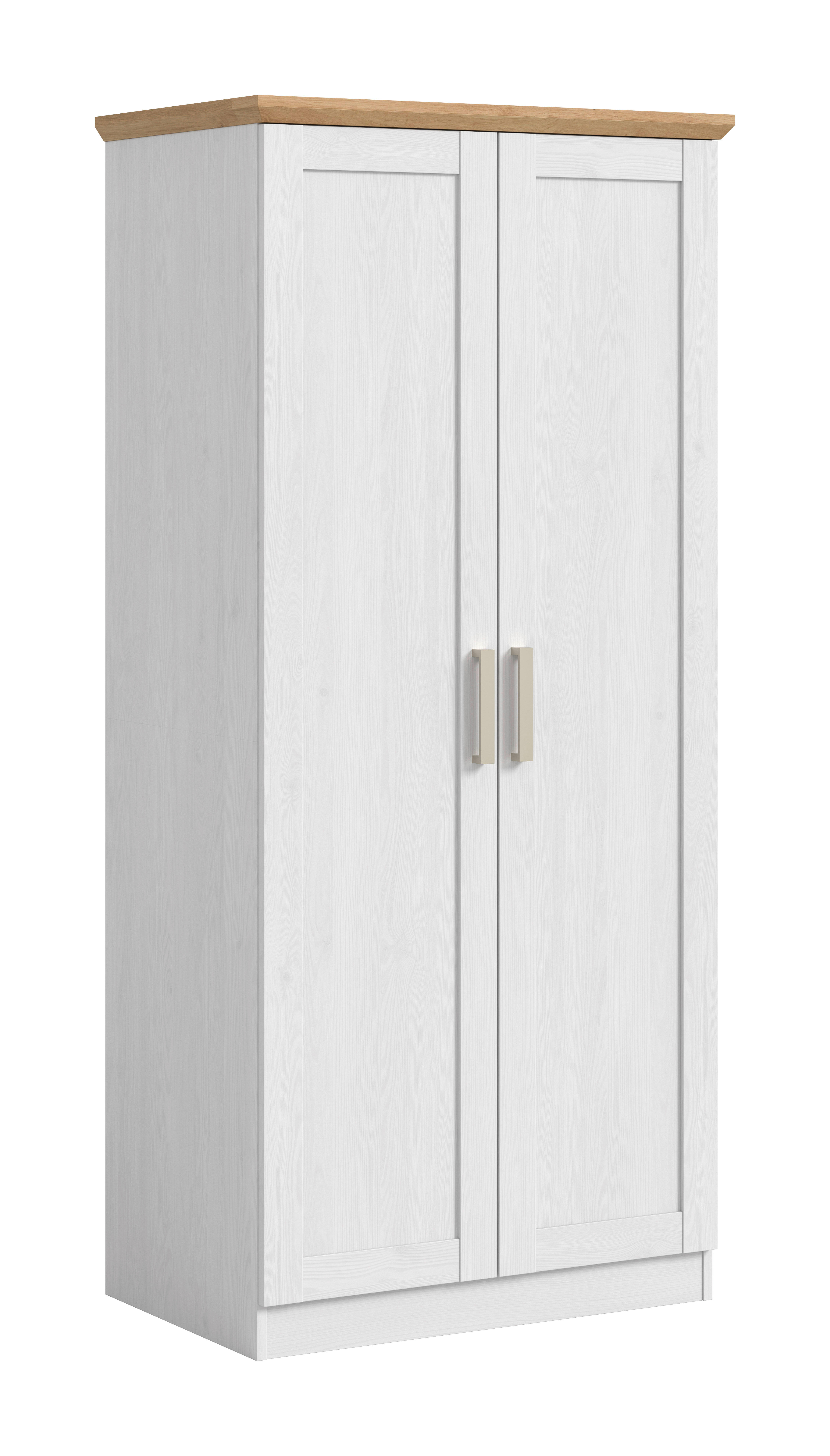 Kleiderschrank FLORENZ Sibiu Lärche Nachbildung Eiche Artisan Nachbildung B/H/T: ca. 84x184x54 cm FLORENZ - Eiche (84,00/184,00/54,00cm) - xonox.home