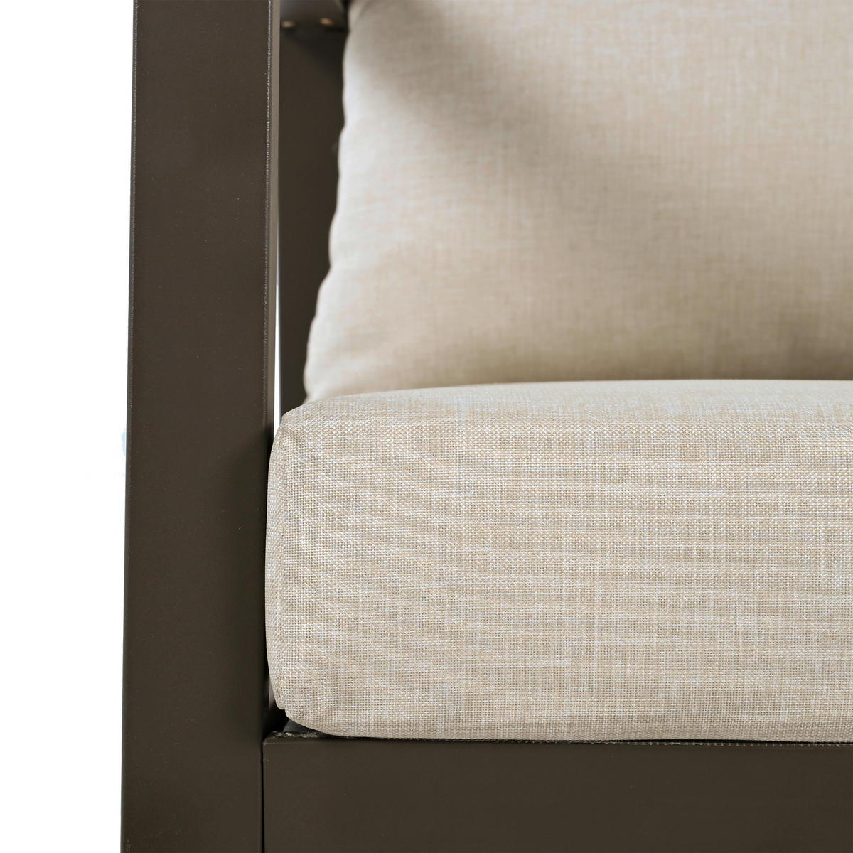 POCOline Gartensitzgruppe Grasse taupe Stahl Grasse - beige/taupe - POCOline