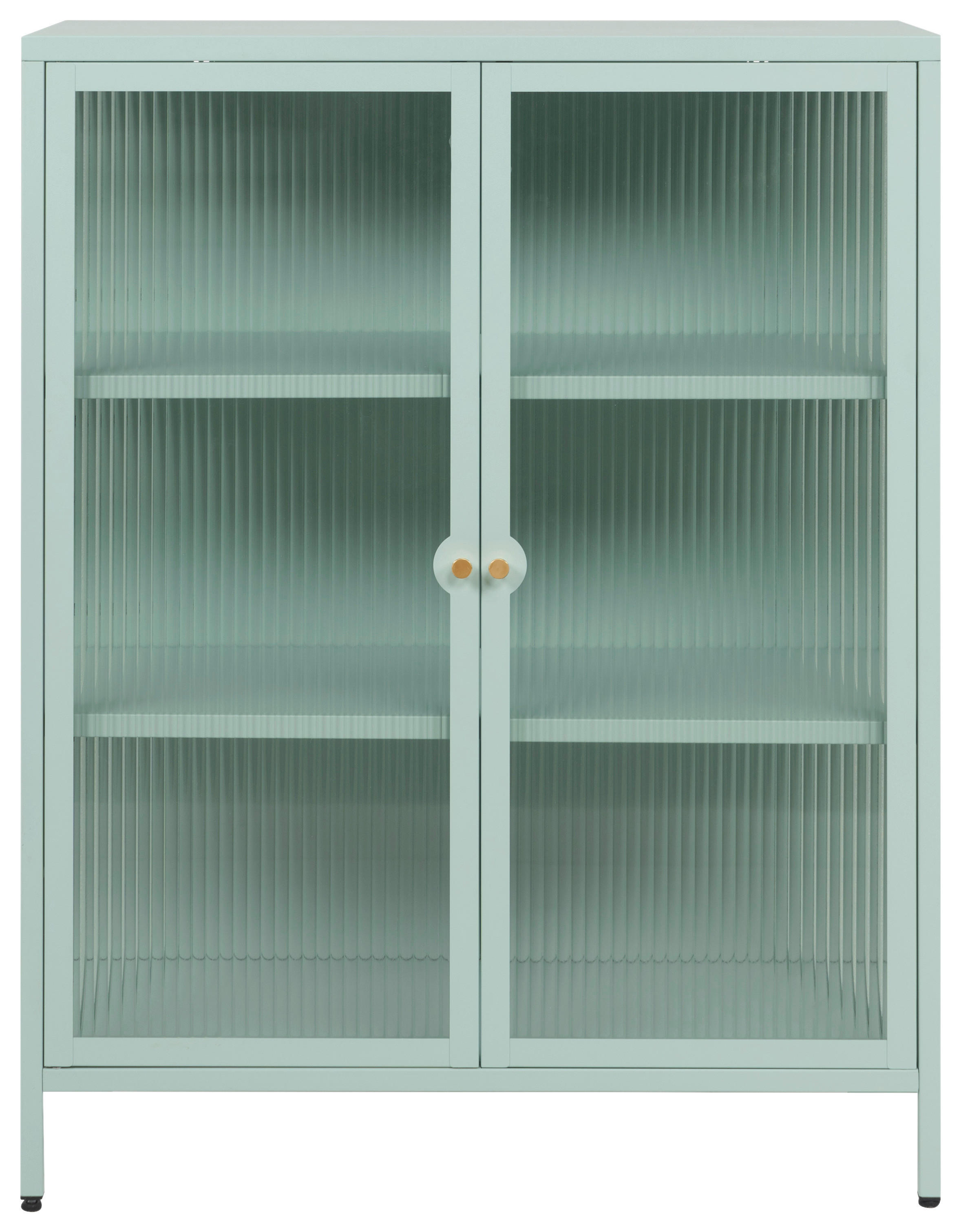 Vitrine Milton mint B/H/T: ca. 80x102x40 cm Milton - mint (80,00/102,00/40,00cm)