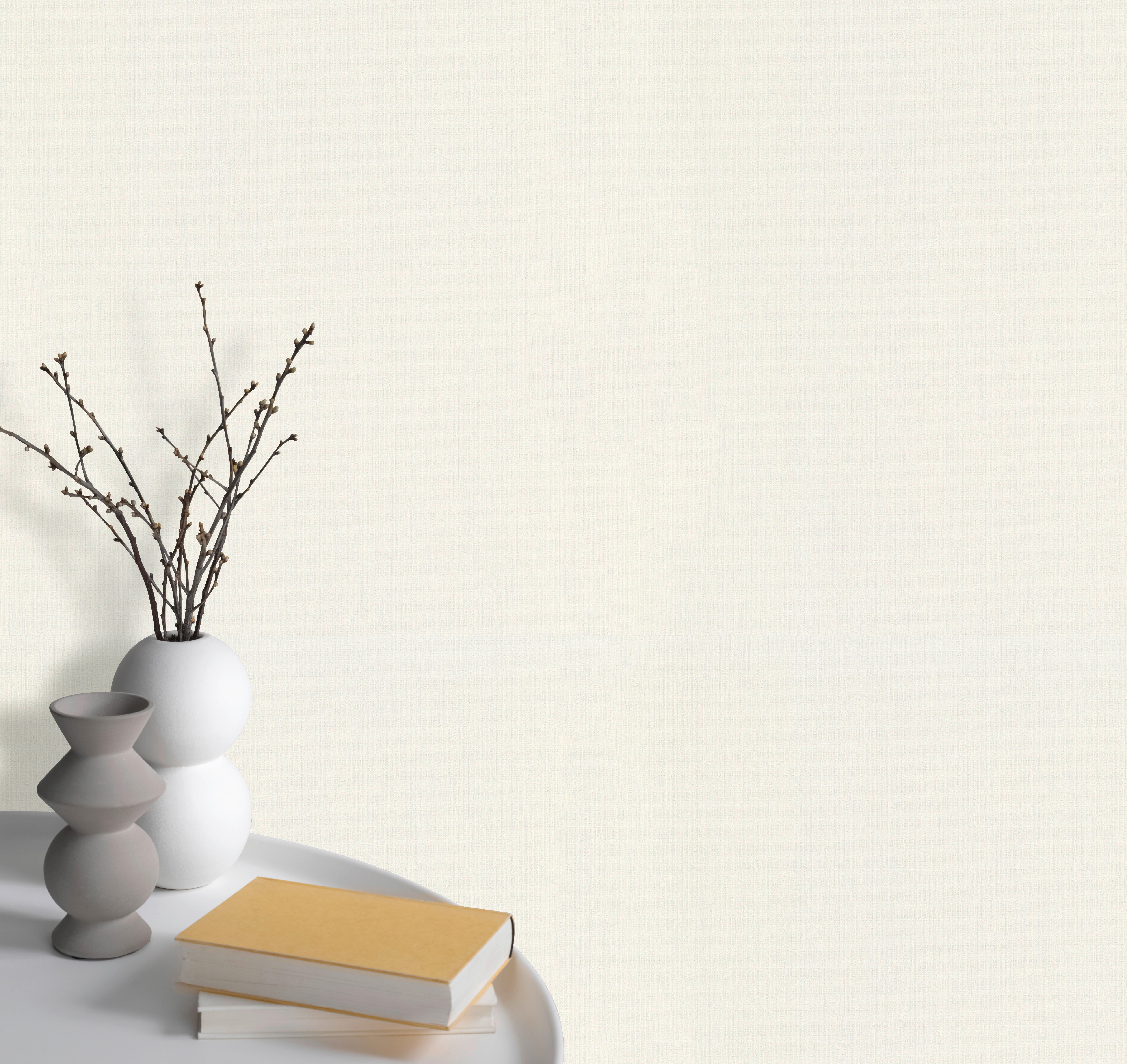 Vliestapete Uni creme B/L: ca. 53x1005 cm Vliestapete_6307-01 - creme (53,00/1005,00cm)
