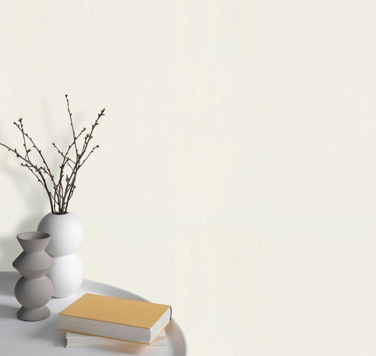 Vliestapete Uni creme B/L: ca. 53x1005 cm Vliestapete_6307-01 - creme (53,00/1005,00cm)
