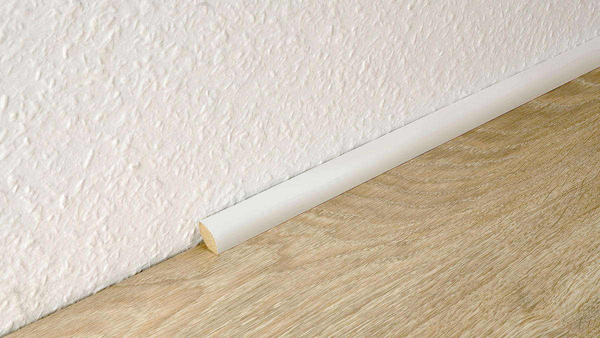 Viertelstab L/B/H: ca. 250x1,2x1,2 cm pro Stück Viertelstab 12mm 0026 weiß - weiß (250,00/1,20/1,20cm)
