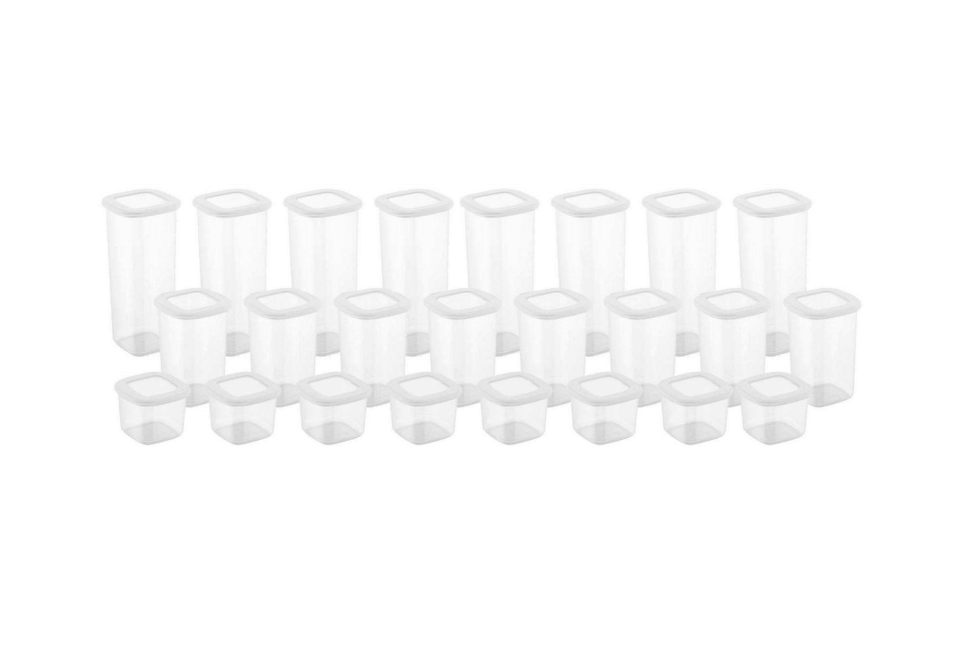 HermiaConcept Vorratsdosenset 24tlg. weiß 24tlg. - weiß - HermiaConcept