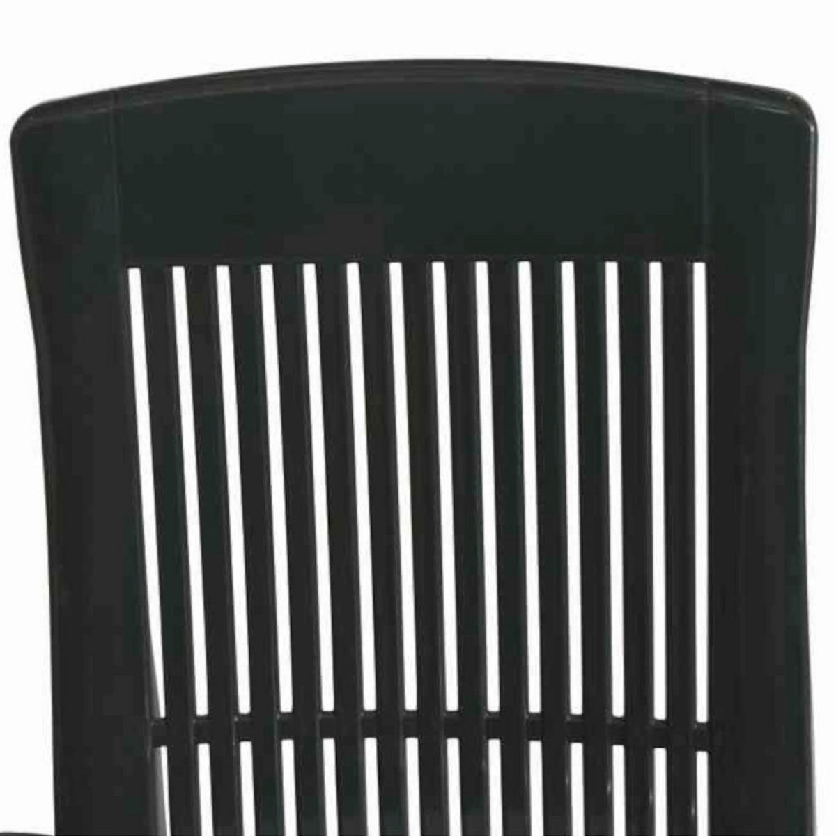 PROGARDEN,MADISON Klappsessel Set + Auflagen Tampa grün Kunststoff B/H/L: ca. 61x109x60 cm Tampa - schwarz/grün (60,00/61,00/109,00cm) - PROGARDEN,MADISON