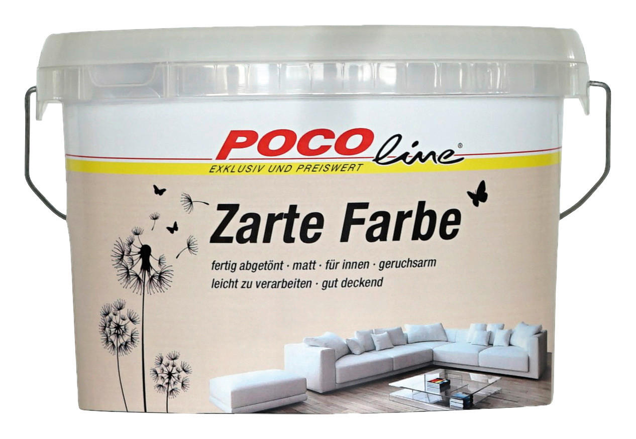 POCOline Raumfarbe Zarte Farben Buttercreme ca. 10 l Zarte Farben - Buttercreme (10,00l) - POCOline