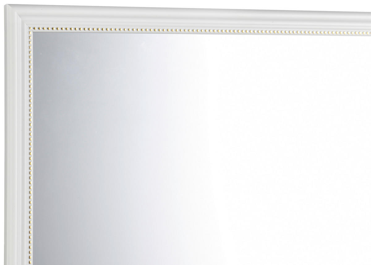 Mirrors&More Rahmenspiegel ELENOR weiß gold Optik B/H/T: ca. 34x45x1,5 cm ELENOR - gold/weiß (34,00/45,00/1,50cm) - Mirrors&More