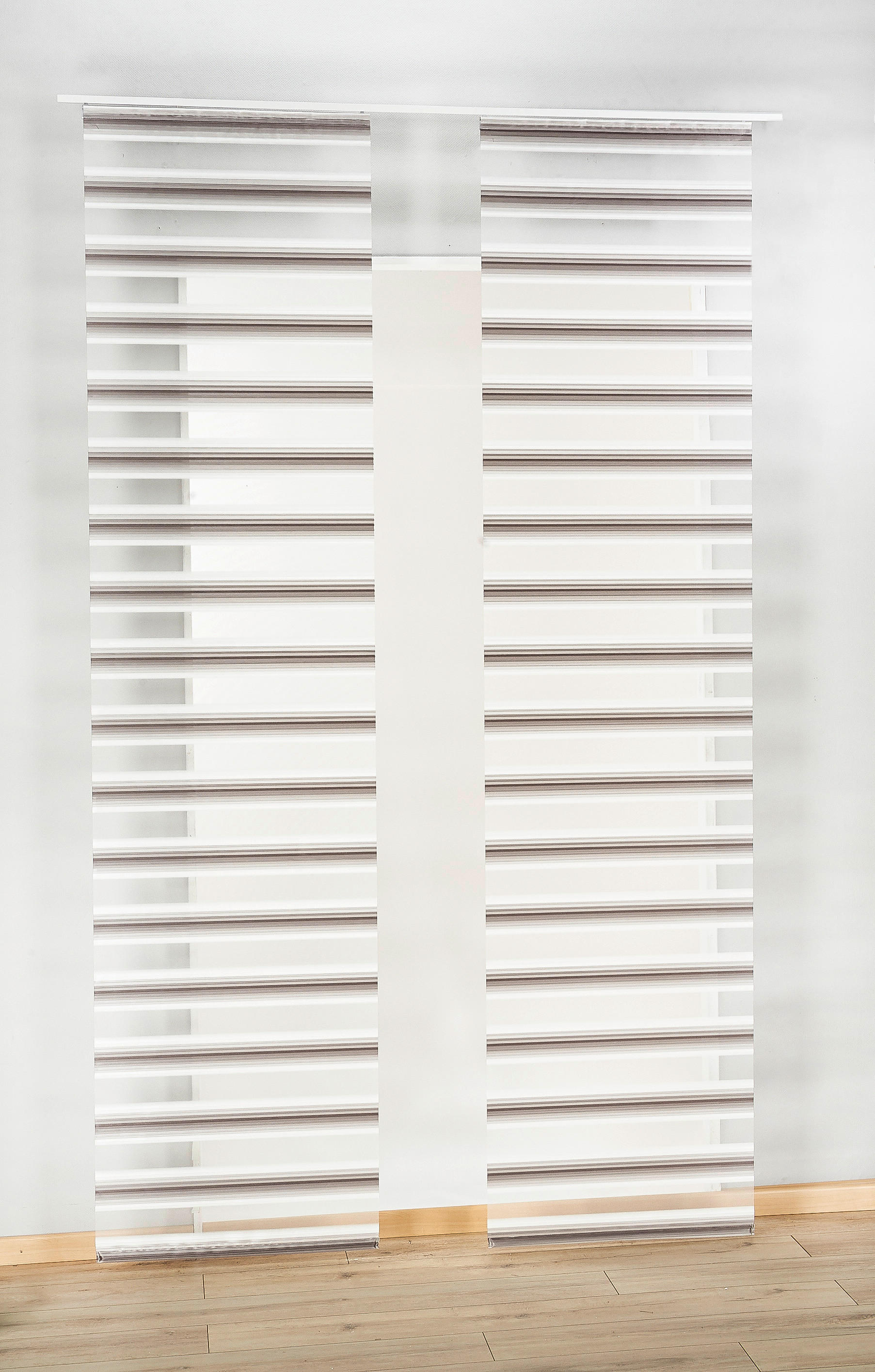 Schiebevorhang Timba grau B/L: ca. 60x245 cm Timba - grau (60,00/245,00cm) - POCOline