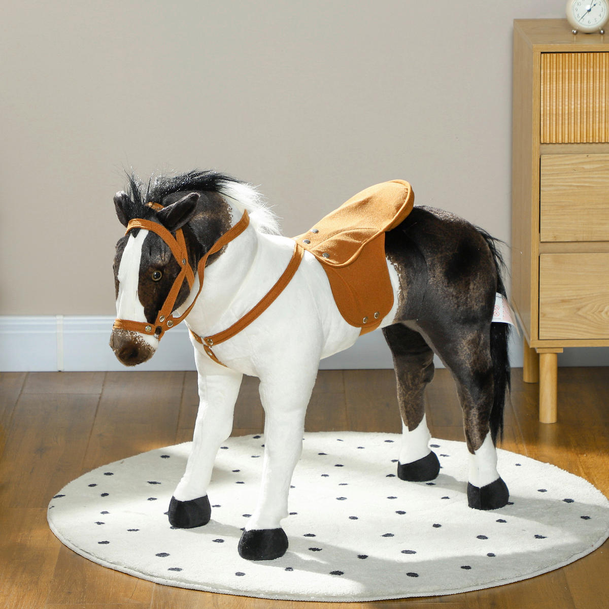 AIYAPLAY Spiel-Reitpferd B/H/L: ca. 28x60x85 cm Spiel-Reitpferd - braun (85,00/28,00/60,00cm) - AIYAPLAY