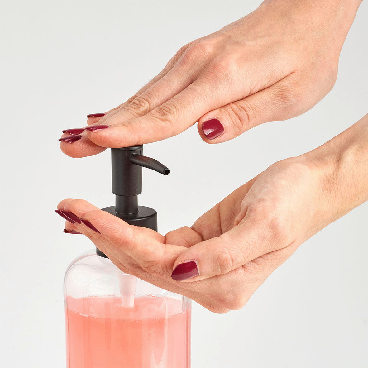 Thumbnail - Seifenspender Clear transparent Glas B/H/L: ca. 7x20x7 cm