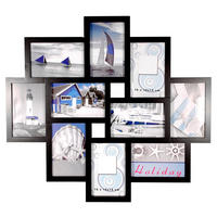 The Wall Galerierahmen schwarz B/H/L: ca. 55x3x55 cm Multirahmen_Showcase - schwarz (55,00/55,00/3,00cm) - The Wall