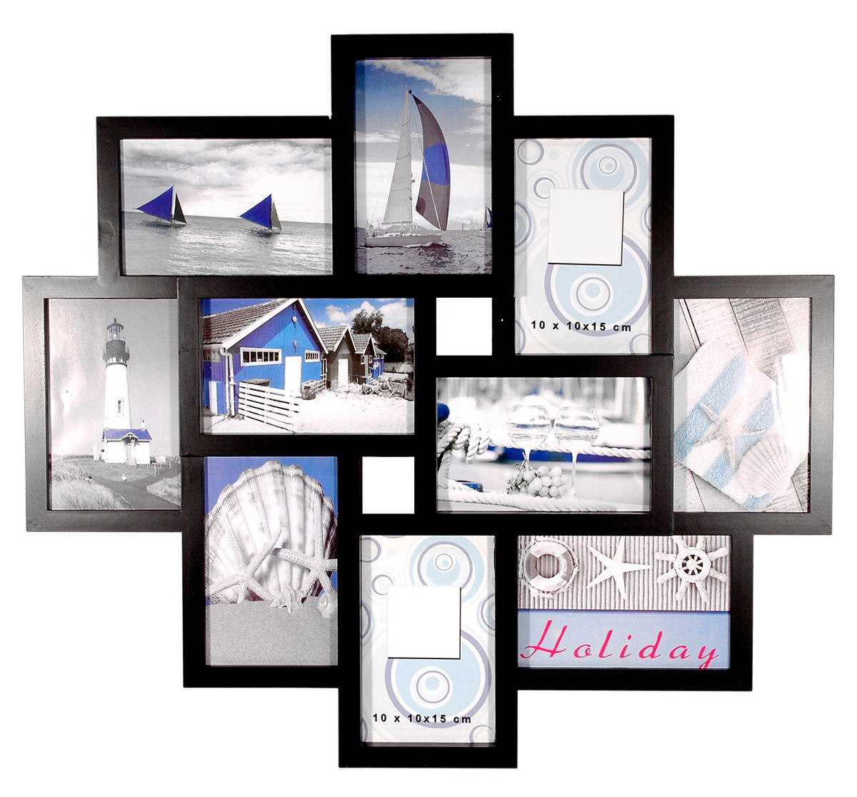 The Wall Galerierahmen schwarz B/H/L: ca. 55x3x55 cm Multirahmen_Showcase - schwarz (55,00/55,00/3,00cm) - The Wall