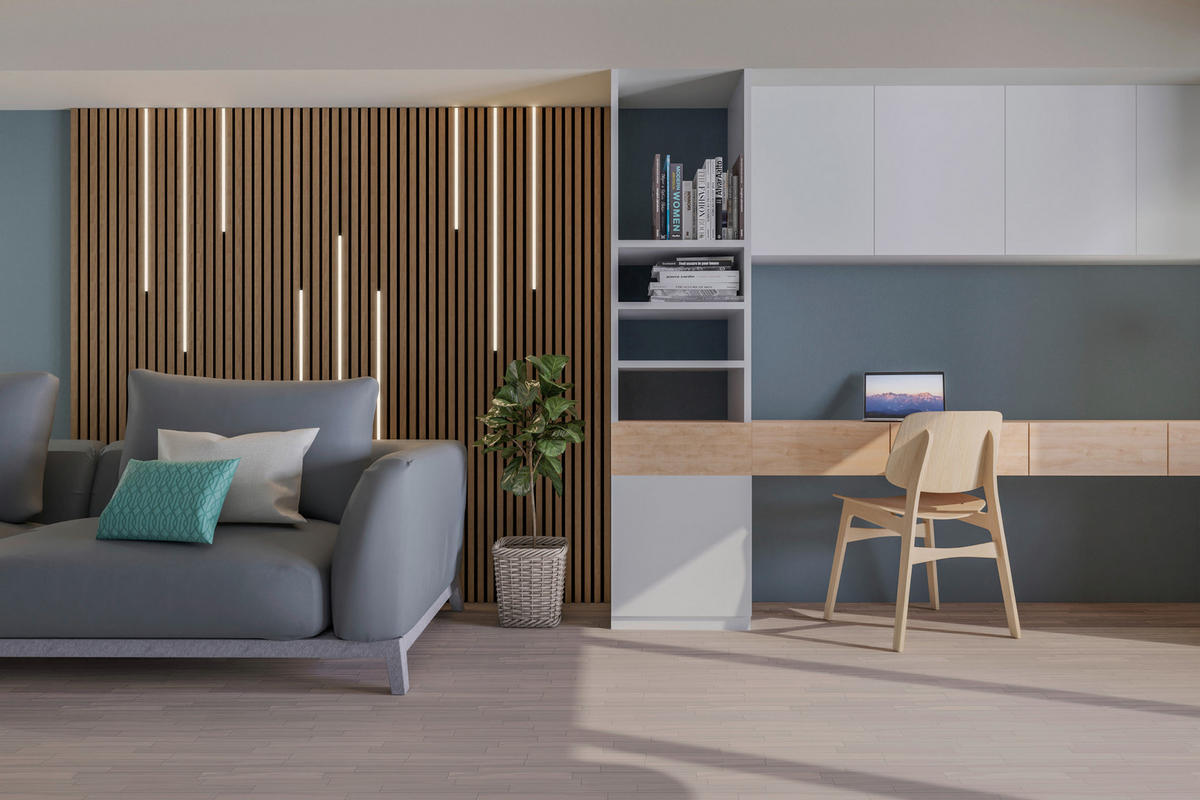 Nolo LED-Leuchtenset für Akustik-Paneele C16544PN L: ca. 100 cm Leuchtenset_für_Akustikpaneel LMMK - (100,00cm) - Nolo