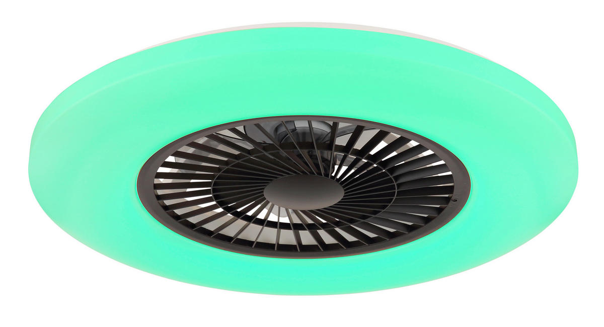 GLOBO LED-Deckenventilator Opal weiß H/D: ca. 15,4x59,5 cm max. 40 W ALVA - weiß/Opal (59,50/15,40cm) - GLOBO