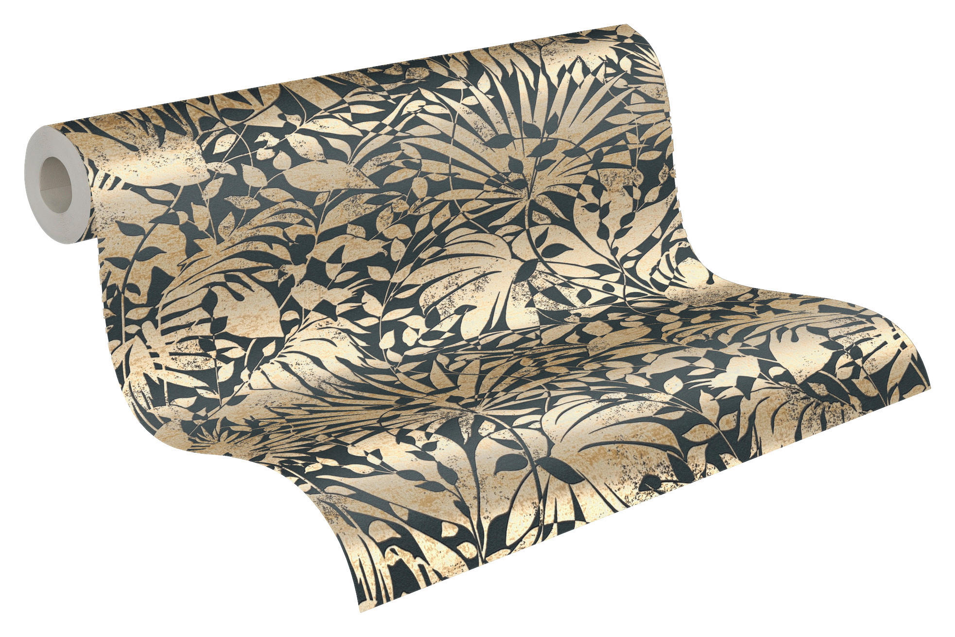 A.S.Création Vliestapete schwarz gold B/H/D: ca. 53x1005x8,5 cm Vliestapete - gold/schwarz (8,50/1005,00cm) - A.S.Creation