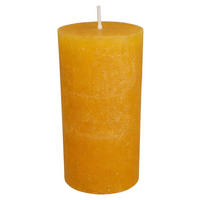 Stumpenkerze orange H/D: ca. 12x6,8 cm Stumpenkerze - orange (6,80/12,00cm)