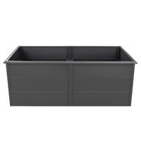 Westmann Hochbeet Primus XL anthrazit Metall B/H/T: ca. 200x77x100 cm Primus XL - anthrazit (200,00/77,00/100,00cm) - Westmann
