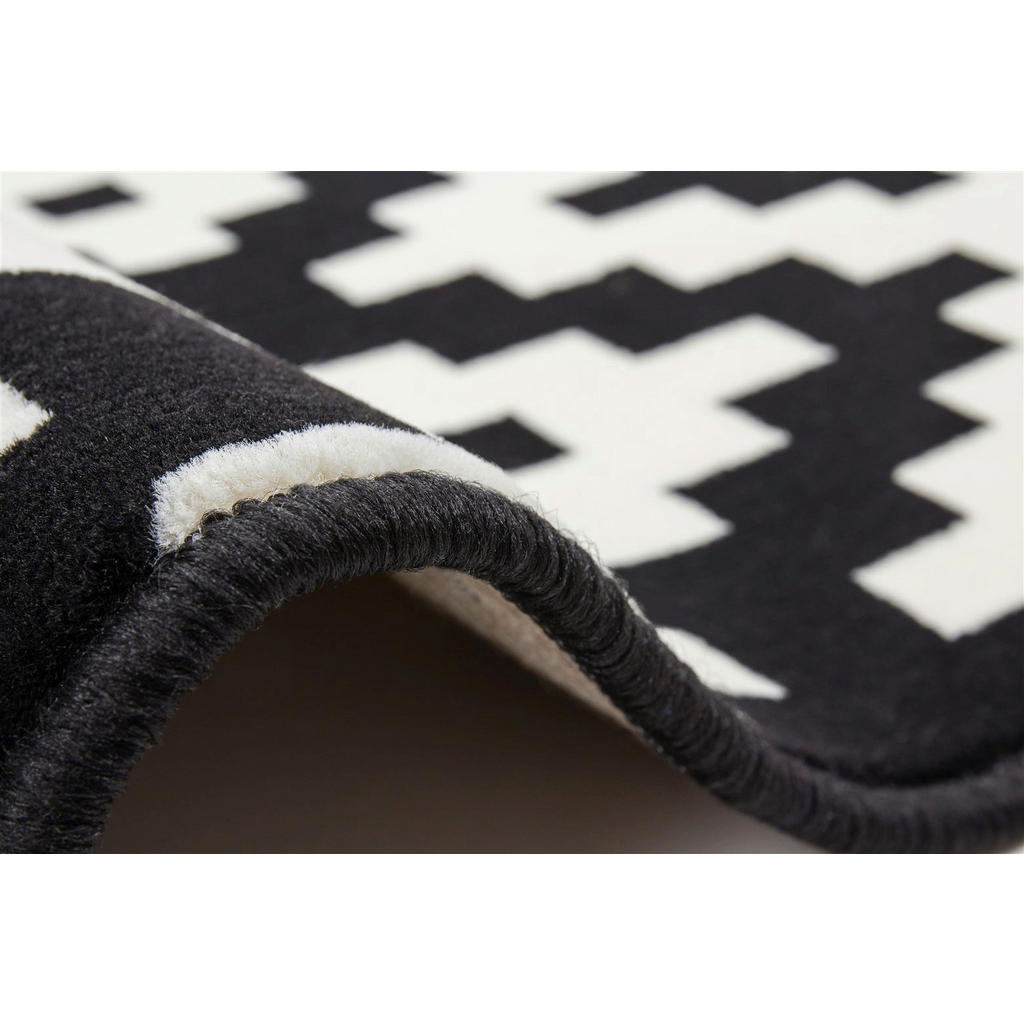 Thumbnail - Kayoom Kurzflorteppich Now! 325 weiß B/L: ca. 80x150 cm