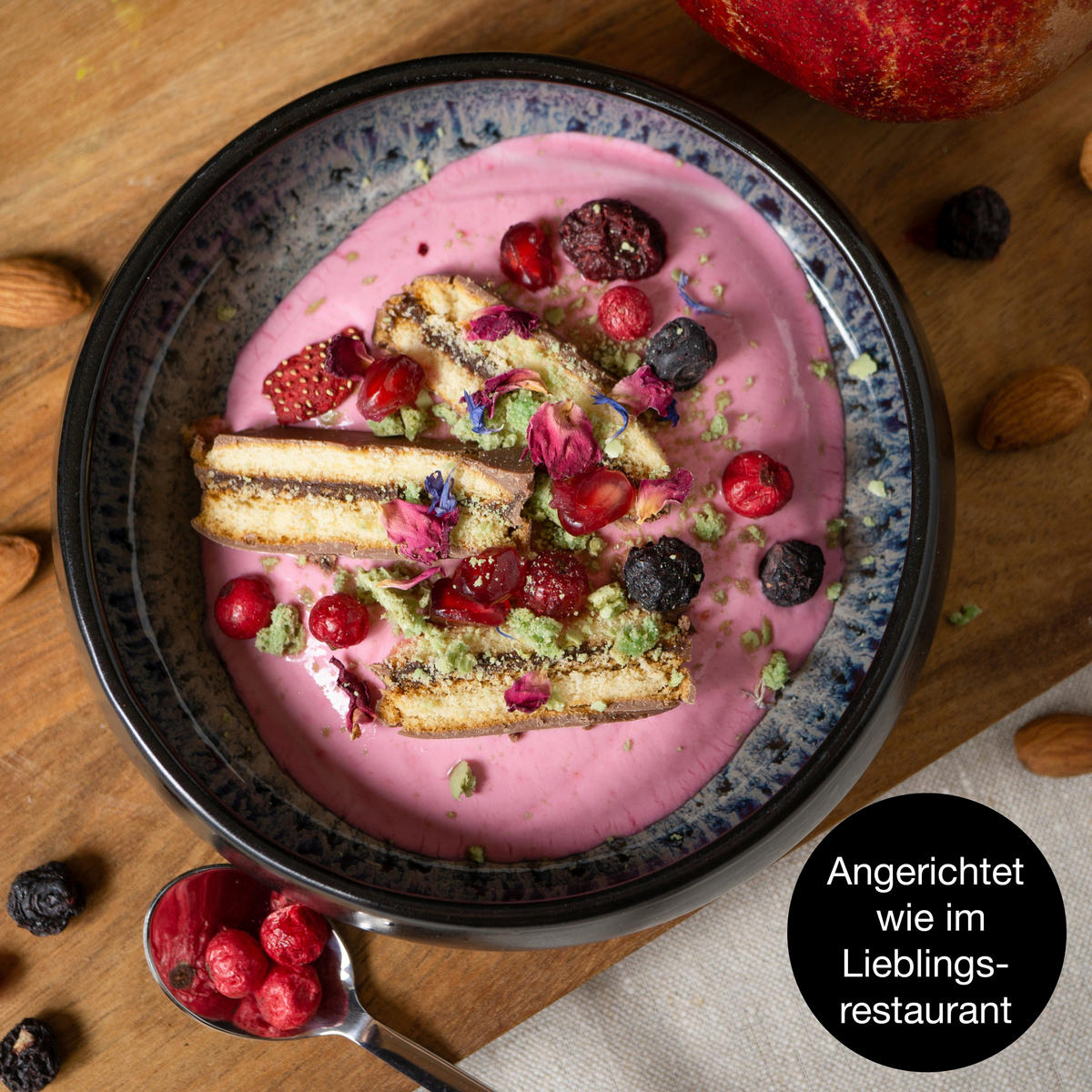 Moritz & Moritz Dessertschalen-Set grauschwarz Steinzeug H/D: ca. 5x19 cm Dessertschalen_4erSet - grauschwarz (19,00/5,00cm) - Moritz & Moritz
