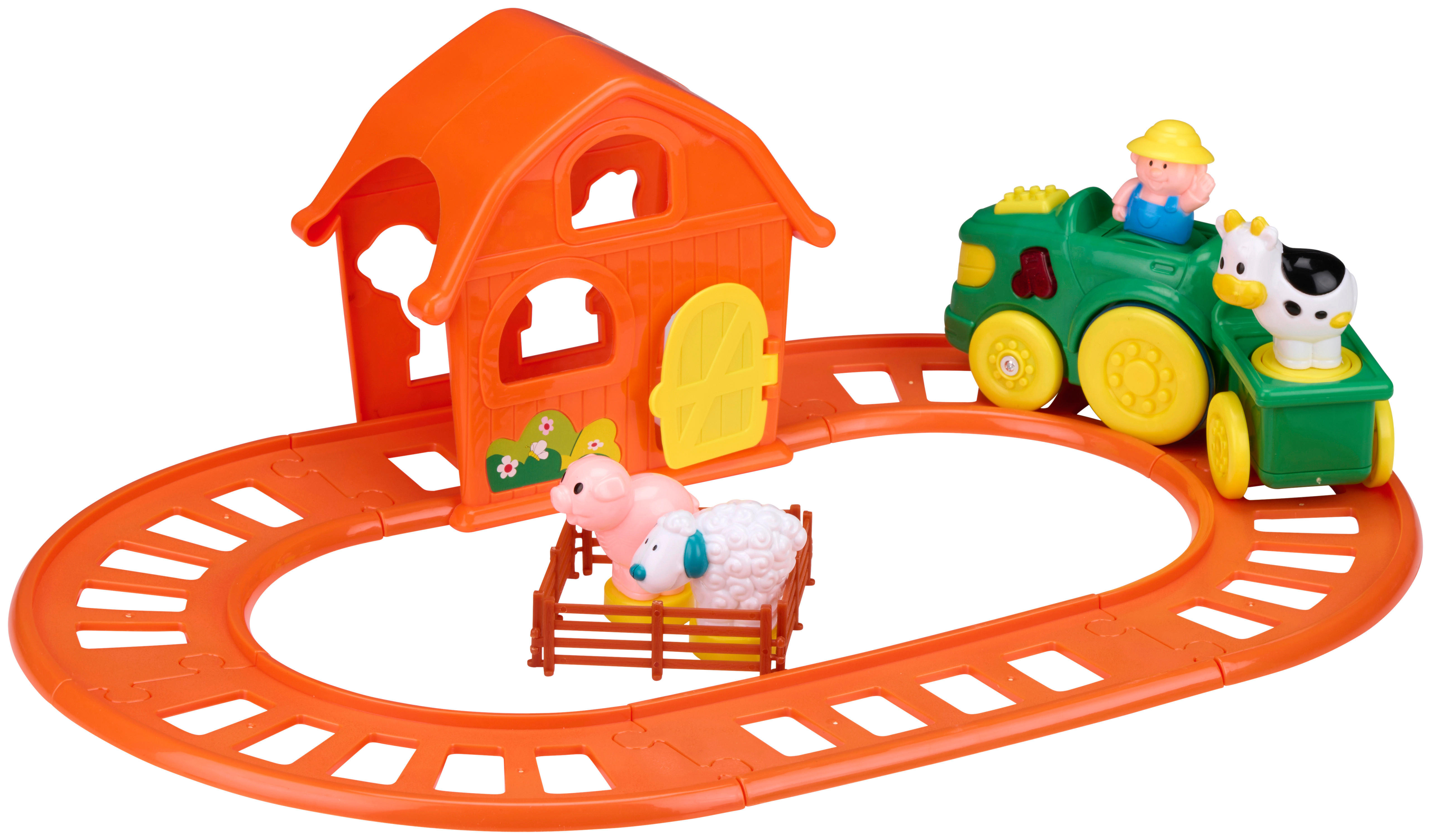 Eddy Toys Bauernhofspielzeug B/H/L: ca. 28x15,5x37 cm Bauernhofspielzeug_15tlg. - mehrfarbig (37,00/28,00/15,50cm) - Eddy Toys