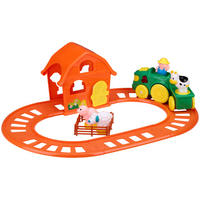 Eddy Toys Bauernhofspielzeug B/H/L: ca. 28x15,5x37 cm Bauernhofspielzeug_15tlg. - mehrfarbig (37,00/28,00/15,50cm) - Eddy Toys