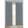 Kombivorhang Nouveau anthrazit B/L: ca. 140x245 cm Nouveau - anthrazit (140,00/245,00cm) - POCOline