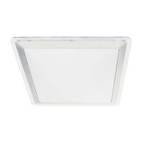 Näve Leuchten LED Deckenleuchte NV1160359 weiß Opal silber Metall Kunststoff B/H/T: ca. 34x8x34 cm null 24 Brennstellen Bradfort - weiß/Opal (34,00/8,00/34,00cm) - Näve Leuchten