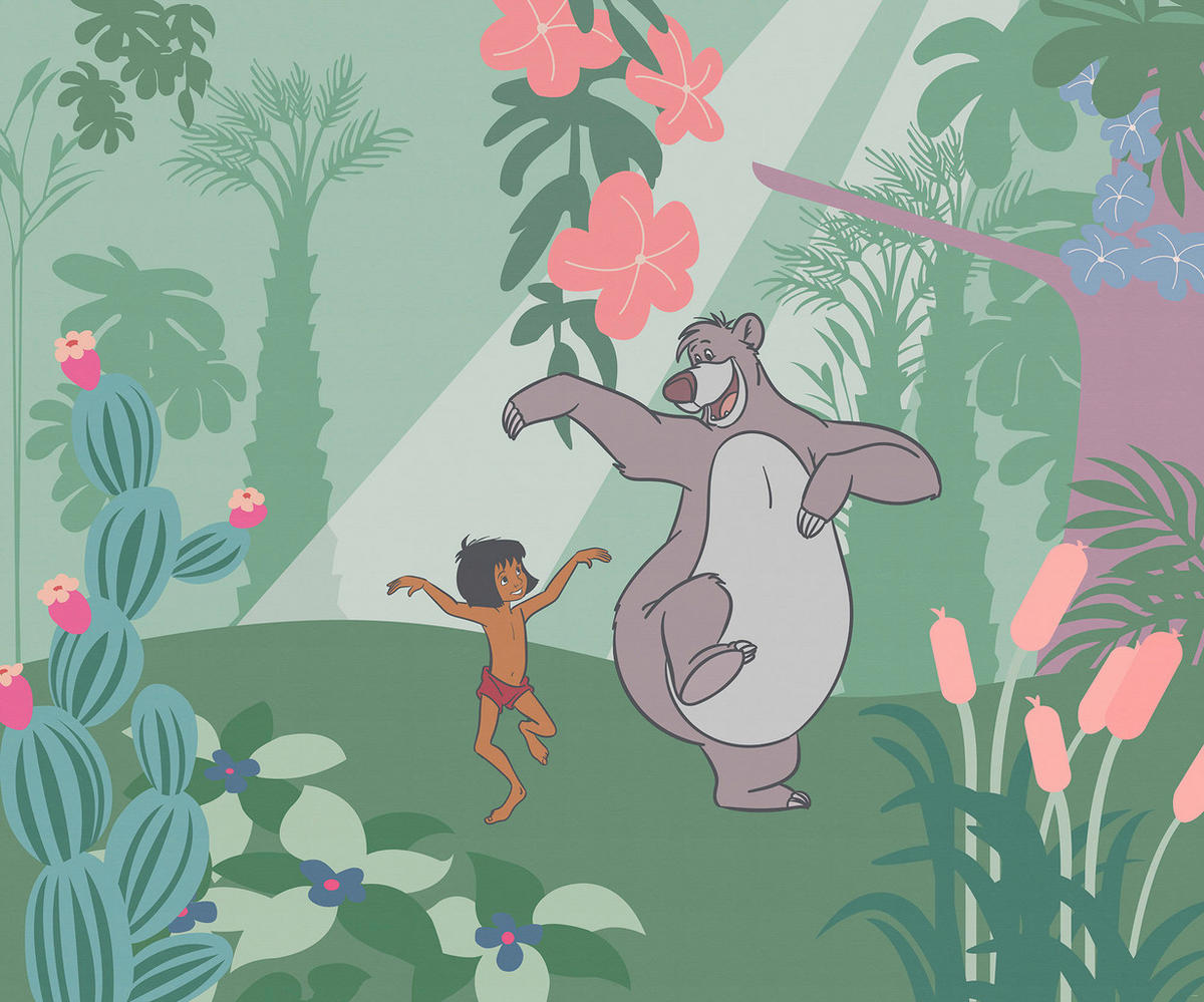 Komar Fototapete Jungle Book Just Kidding B/L: ca. 300x250 cm Jungle Book Just Kidding - (300,00/250,00cm) - Komar