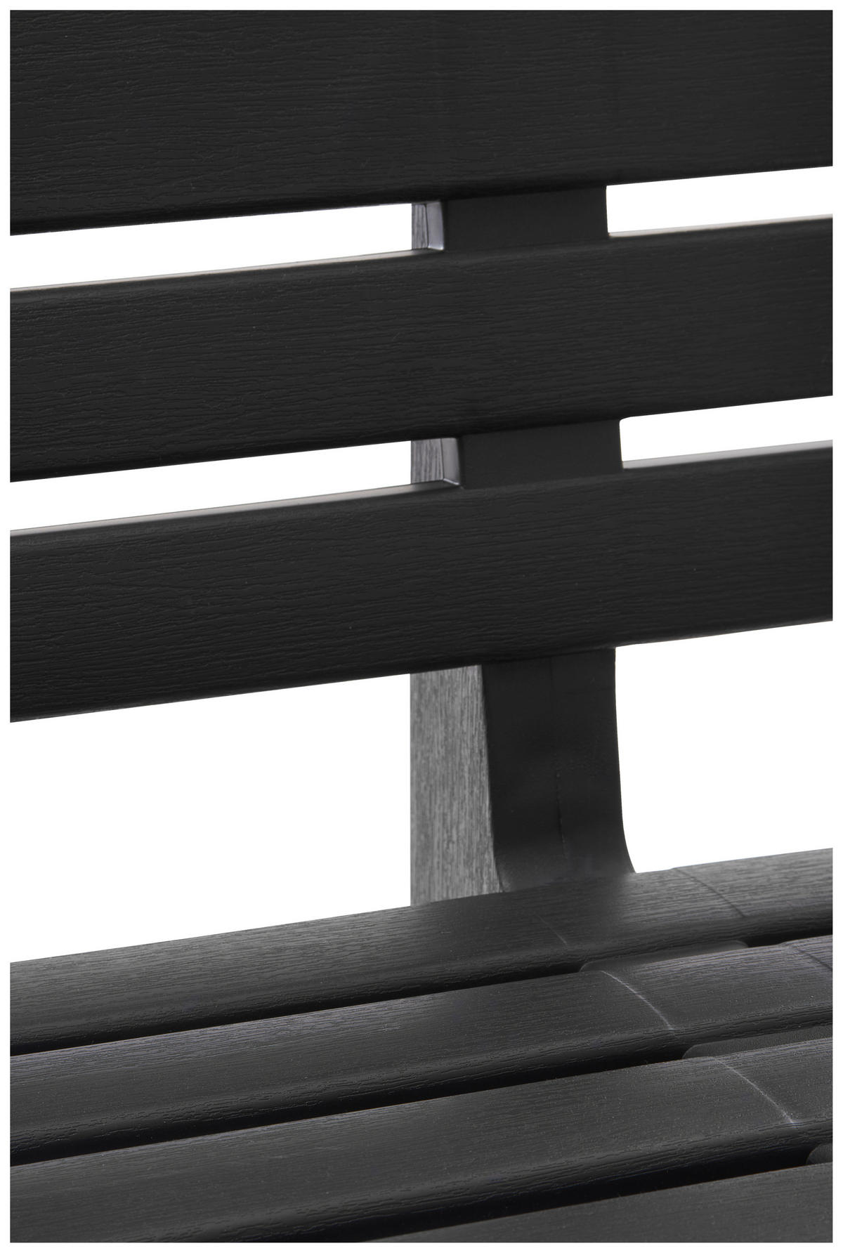 ProGarden Gartenbank Genziana anthrazit Kunststoff B/H/L: ca. 52x71x110 cm Genziana - anthrazit (110,00/52,00/71,00cm) - ProGarden