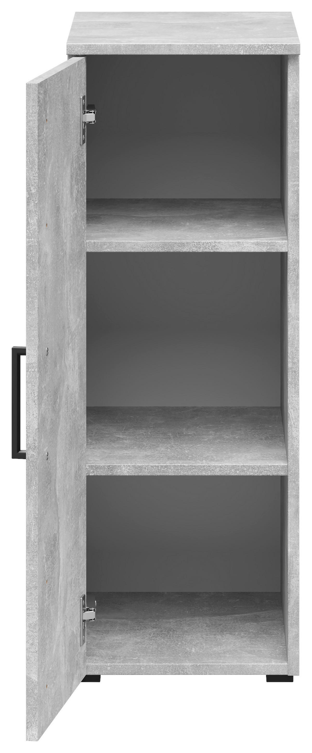 Schrank Multi-Stauraum Typ 4 Beton Optik B/H/T: ca. 30x83x40 cm Multi-Stauraum Typ 4 - Beton (30,00/83,00/40,00cm)