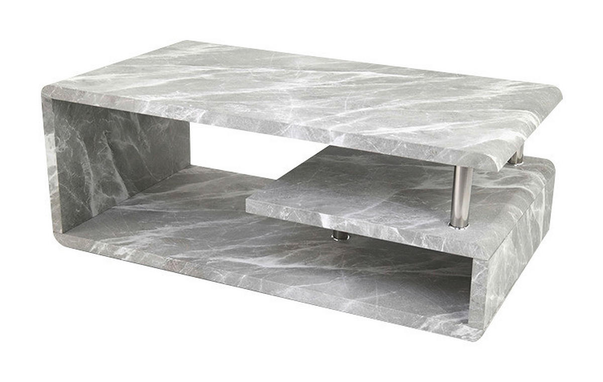 Couchtisch Pico grau Marmor B/H/T: ca. 110x42x60 cm Pico - grau (110,00/42,00/60,00cm)