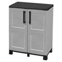 Linea Idea Kunststoffschrank Idea grau Kunststoff B/H/T: ca. 68x90x37 cm Idea - grau (68,00/90,00/37,00cm) - Linea Idea