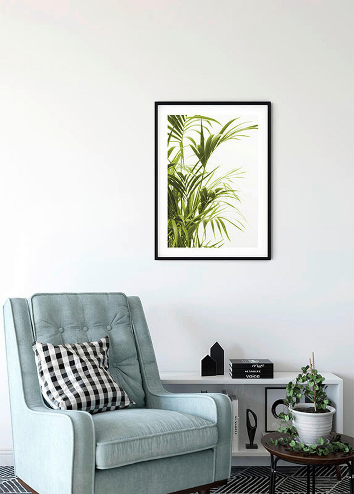 Komar Poster Reed Leaves Pflanzen B/L: ca. 30x40 cm Reed Leaves - (30,00/40,00cm) - Komar
