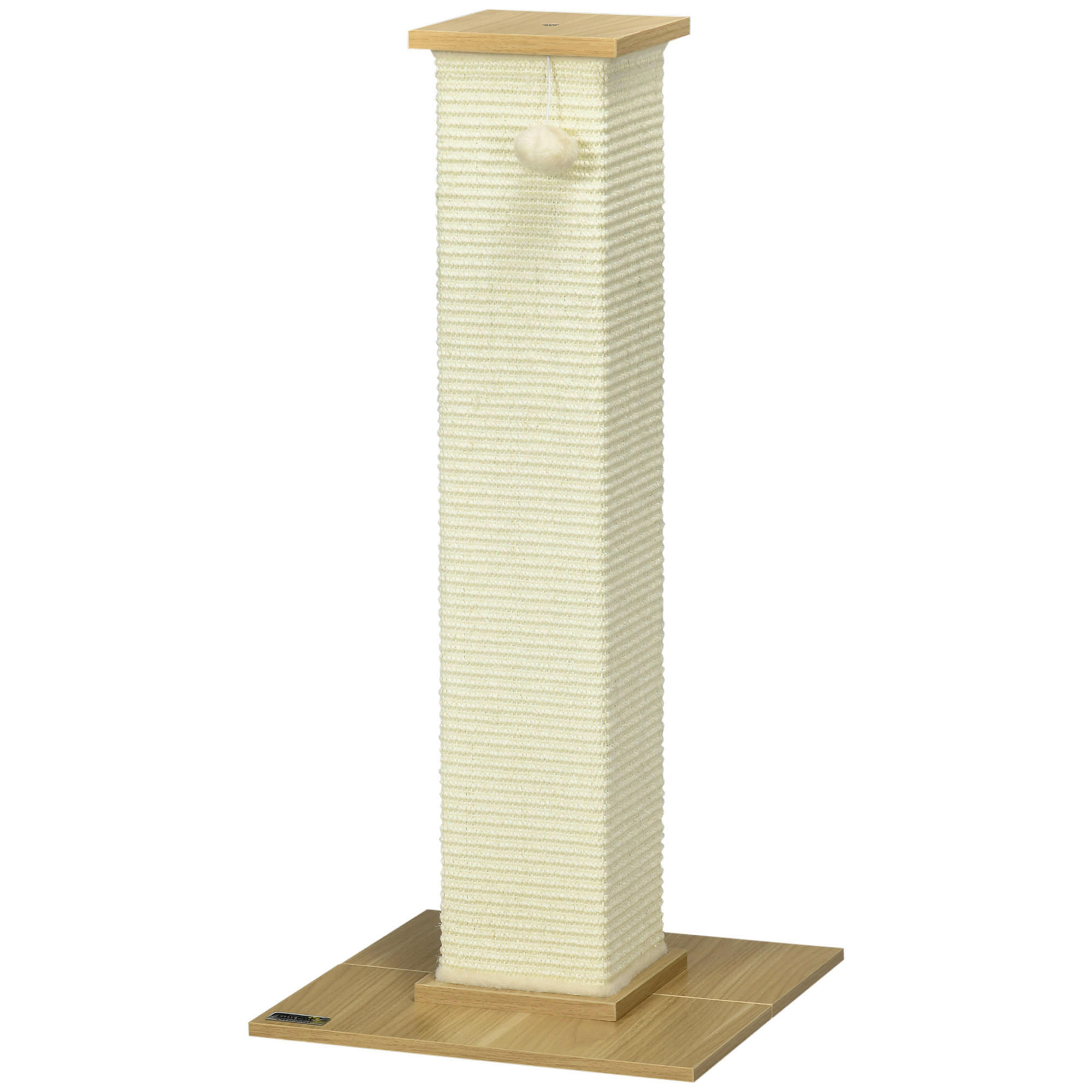 PawHut Kratzbaum bunt Spanplatte B/H/L: ca. 38x80x38 cm Kratzbaum - bunt (38,00/38,00/80,00cm) - PawHut
