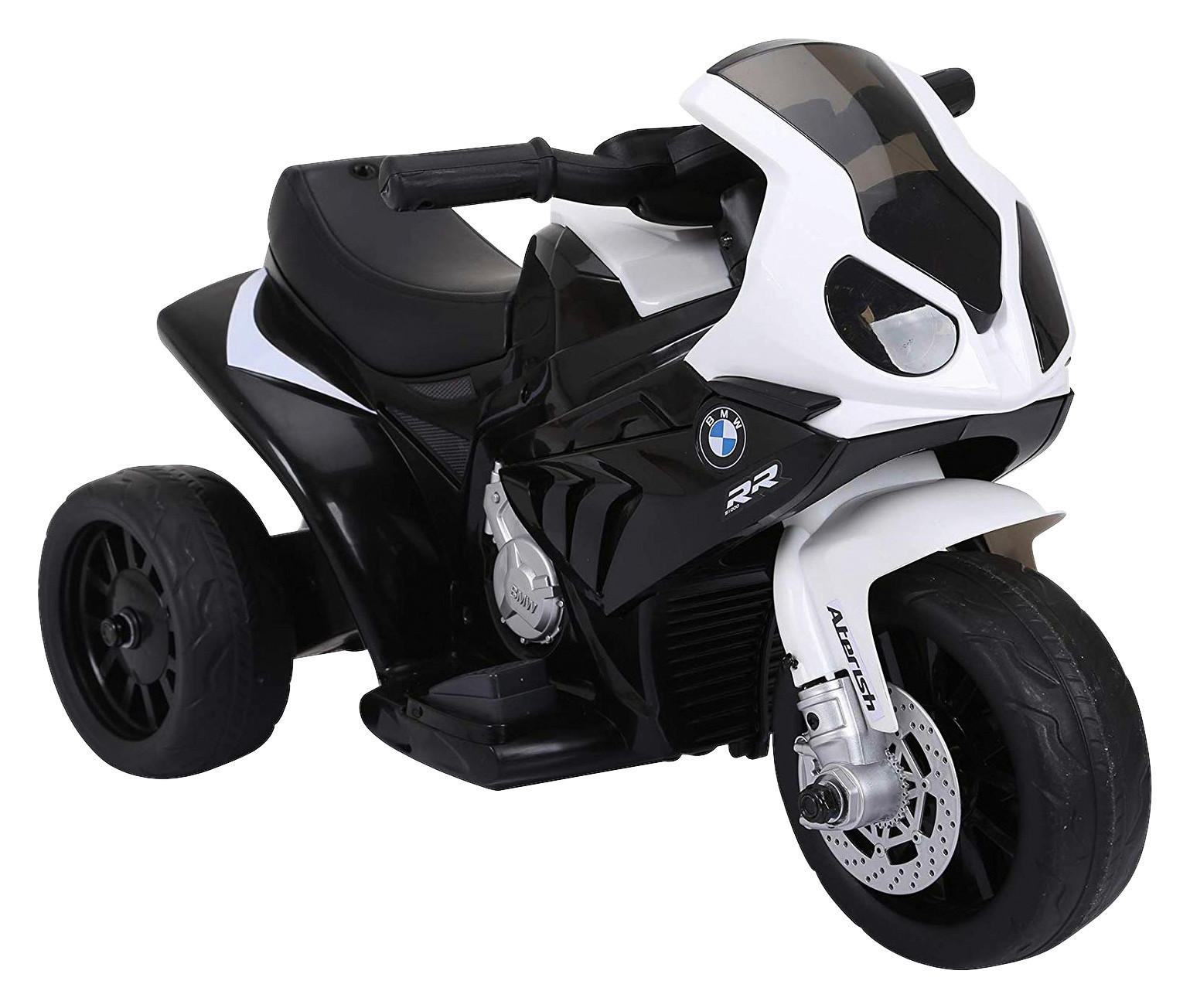 HOMCOM Kinder-Mororrad BMW BMW S1000RR weiß B/H/L: ca. 37x44x66 cm BMW S1000RR - weiß/schwarz (66,00/37,00/44,00cm) - HOMCOM