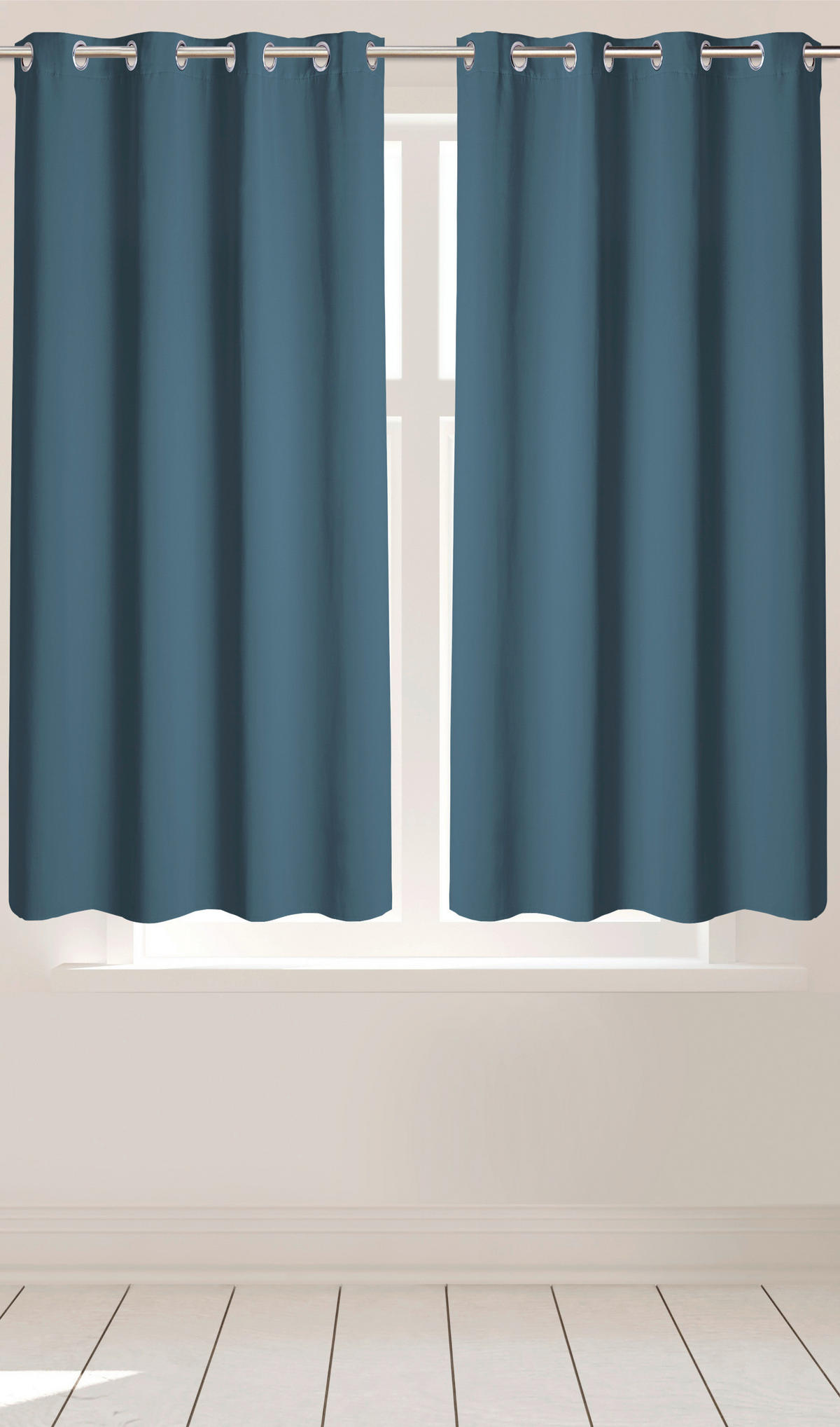 Ösenvorhang Verona blau B/L: ca. 140x175 cm Verona - blau (140,00/175,00cm)