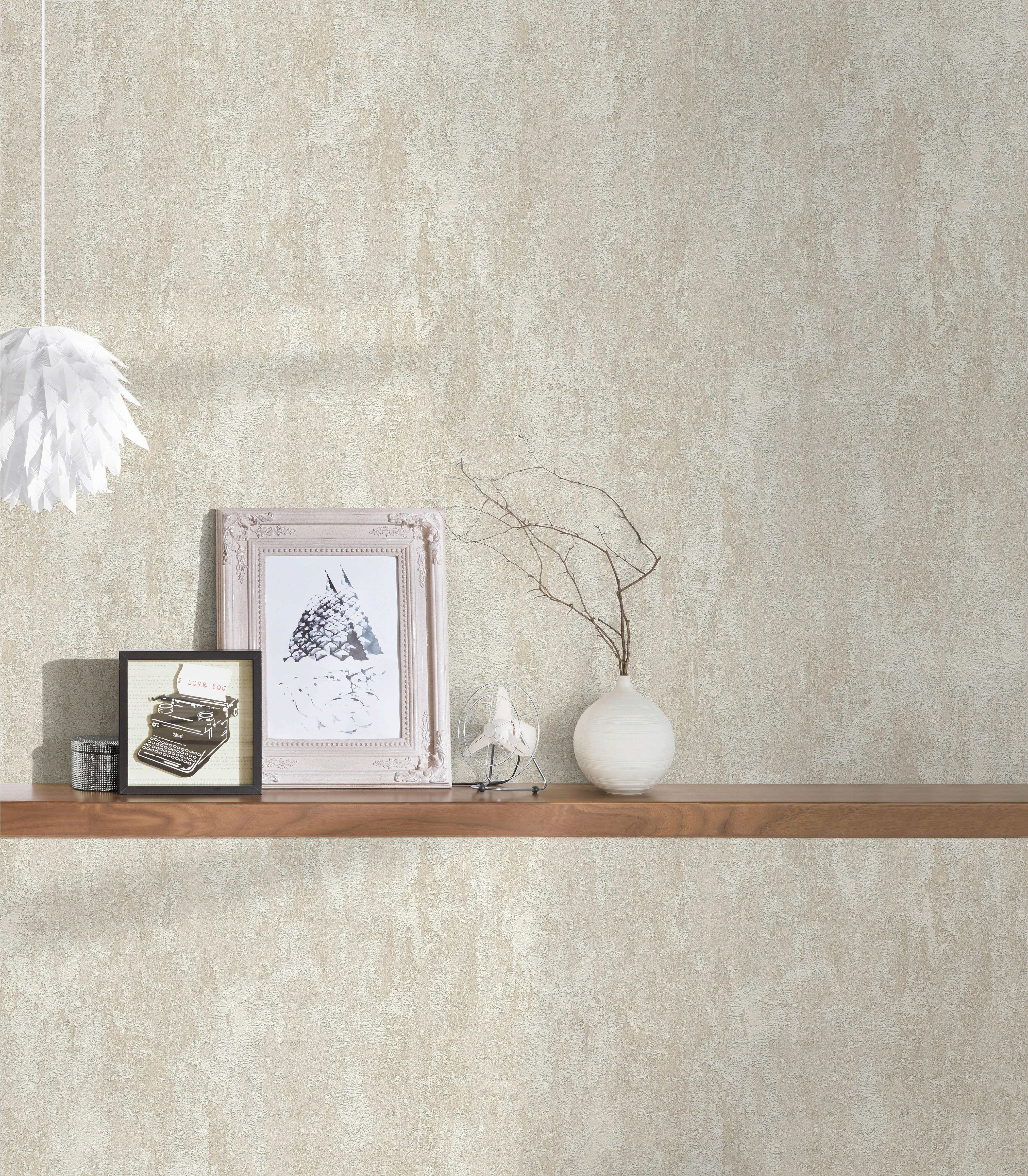 Vliestapete Beton creme B/L: ca. 53x1005 cm Vliestapete_326514 - creme (53,00/1005,00cm)