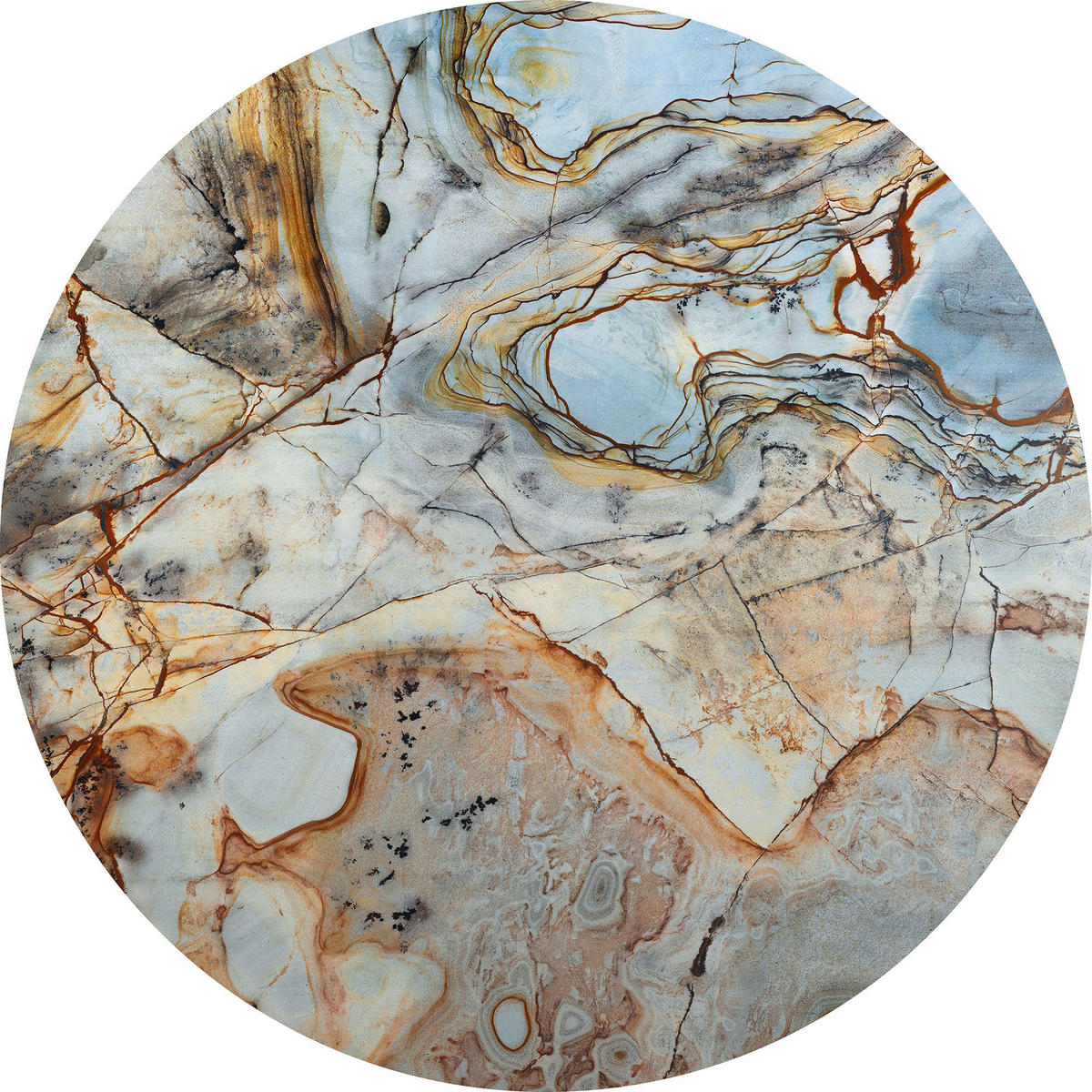 Komar Fototapete Marble Sphere D: ca. 125 cm Marble Sphere - (125,00cm) - Komar