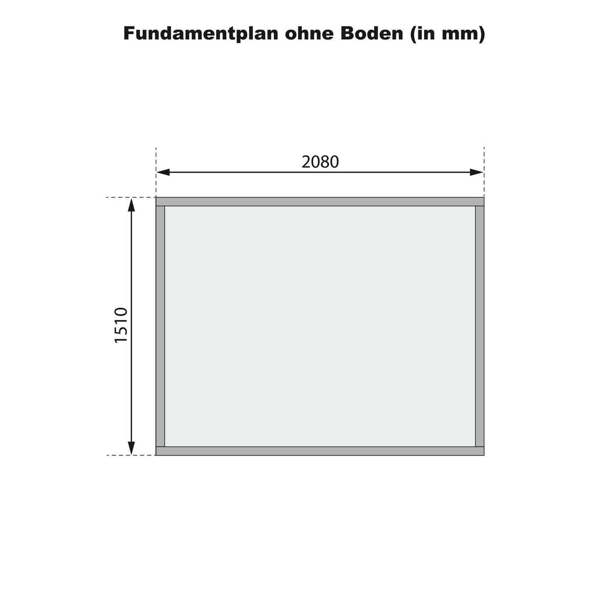 Karibu Gartenhaus Tony 0,5 natur B/H/T: ca. 212x219x154 cm Tony 0,5 - natur (212,00/219,00/154,00cm) - Karibu